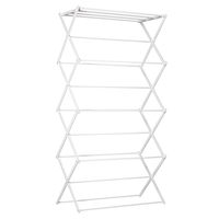 HOMCOM Uscător de rufe pliabil 8 nivele suport tip turn uscător suport rufe metal plastic Alb 74 x 35 x 144 cm | Aosom Romania, HOMCOM HOMCOM Uscător de rufe pliabil 8 nivele suport tip turn uscător suport rufe metal plastic Alb 74 x 35 x 144 cm | Aosom Romania, HOMCOM