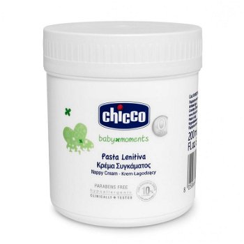 Crema anti iritatii Chicco, 200 ml, panthenol/oxid de zinc, 0 luni+