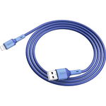 Cablu Date si Incarcare USB la tip Lightning HOCO X65 Prime, 1 m, 2.4A, Bleu