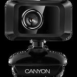 CANYON C1 Enhanced 1.3 Megapixels resolution webcam with USB2.0 connector  viewing angle 40°  cable length 1.25m  Black  49.9x46.5x55.4mm  0.065kg