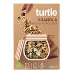 Cereale granola cu nuci si ciocolata Fara Gluten, Turtle, bio, 350g, Turtle