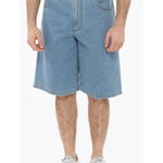 Moschino Couture! Lightwash Teddy Bear Denim Shorts Blue