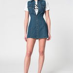 Rochie mini de denim - cambrata, Diesel