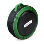 Speaker portabil Waterproof Bluetooth Verde, la 94 RON in loc de 150 RON, Ledshop