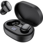 Casti True Wireless Borofone BW06 Manner, SinglePoint, Bluetooth (Negru)