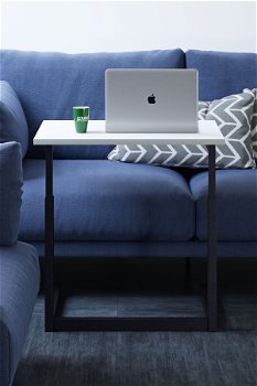 Birou Adore Laptop Reglabil, Alb, 40x60x43-73 cm, Adore