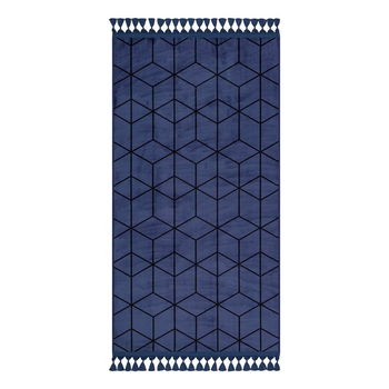 Covor albastru lavabil 200x80 cm - Vitaus