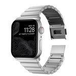 Curea aluminiu NOMAD Aluminum compatibila cu Apple Watch 4/5/6/7/8/SE/Ultra 42/44/45/49mm Silver, NOMAD