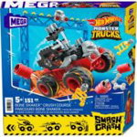 Monster Truck Mega Set constructie cursa Bone Shaker Crush, 