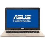 Laptop ASUS 15.6'' VivoBook Pro 15 N580VD, FHD, Intel Core i7-7700HQ, 8GB DDR4, 500GB + 128GB SSD, GeForce GTX 1050 2GB, Endless OS, Gold