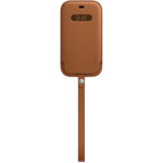 Toc iPhone 12/12 Pro Leather Sleeve with MagSafe Saddle Brown, Apple