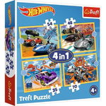 Puzzle 4in1, Trefl, Multicolor, 4+