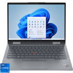 14'' ThinkPad X1 Yoga Gen 7, WUXGA IPS Touch, Procesor Intel Core i7-1255U (12M Cache, up to 4.70 GHz), 16GB DDR5, 512GB SSD, Intel Iris Xe, Win 11 Pro, Storm Grey, Lenovo