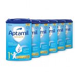 Pachet 6 x Lapte praf pentru copii de varsta mica Aptamil 800 gr 1 an+