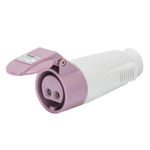 Priza  industriala mobila - IP44 - 3P 16A 20-25V 50-60HZ - VIOLET - n.r. - Strangere cu surub, Gewiss