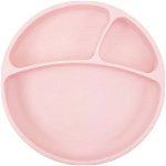Minikoioi Puzzle Plate Pink farfurie compartimentată cu ventuză 1 buc, Minikoioi