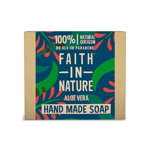 Faith in Nature Sapun natural solid cu Aloe Vera 100 gr, Faith In Nature