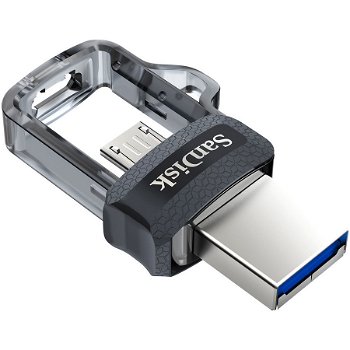 Memorie USB SanDisk ULTRA DUAL DRIVE SDDD3-016G-G46, m3.0, 16GB, 130MB/s, SanDisk