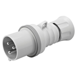 Stecher fisa industriala HP - IP44/IP54 - 2P+E 32A >250V d.c. - GREY - 8H - Strangere cu surub, Gewiss