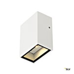 QUAD 1 lampă de perete, pătrat, alb, LED, 1x3W, alb cald, Schrack