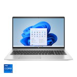 Laptop HP ProBook 450 G8 cu procesor Intel® Core™ i7-1165G7 pana la 4.70 GHz Quad Core ( 2.8GHz, up to 4.7GHz, 12MB), 15.6 inch FHD, Intel Iris Xe Graphics, 8GB DDR4, SSD, 512GB PCIe NVMe, Windows 11 PRO 64bit, Pike Silver