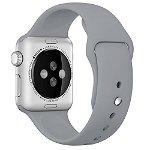 Curea pentru Apple Watch 38 mm Silicon iUni Gray