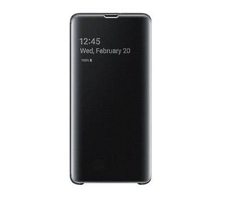 Husa de protectie Samsung Clear View Cover pentru Galaxy S10 5G, Black
