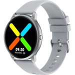 Smartwatch IMILAB KW66 Double Straps, Display TFT LCD 1.28inch, Bluetooth, Bratara Silicon, Rezistent la apa, Android/iOS (Argintiu) 
