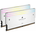 Memorie Dominator Titanium RGB White 64GB 6000MHz CL30 Dual Channel Kit, CORSAIR