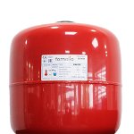 Vas expansiune termic Fornello 35 litri, vertical culoare rosu, presiune maxima 10 bar, membrana EPDM, Fornello