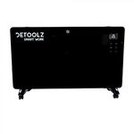 Convector electric, Detoolz DZ-EI115, WIFI, 2000W, negru, telecomanda, Detoolz