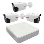 Kit de supraveghere cu 4 camere Rovision 2MP, Full HD, ROVISION2MP22, lentila 2.8mm, IR 40 m, DVR Dahua 4 canale, 5MP, Dahua