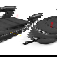 Scaun auto inaltator pentru copii Viaggio 2-3 Shuttle, Licorice, Peg Perego