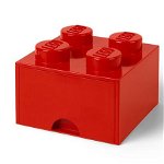 Room Copenhagen LEGO Brick Drawer 4 red - RC40051730, Room Copenhagen
