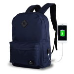 Rucsac cu port USB My Valice SPECTA Smart Bag, albastru închis, Myvalice