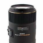 Sigma 105mm F2.8 EX DG OS HSM Macro Canon cu filtru UV, Sigma