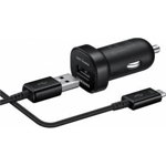 Incarcator Auto Samsung Fast Car Charger Mini EP-LN930BBEGWW Micro-USB, 9 V - 5 V / 2 A - Black