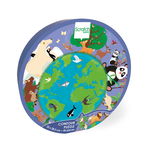 Puzzle Scratch Europe Contour The World 45pc (466181196) 