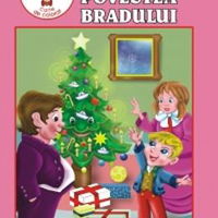 Povestea bradului - carte de colorat