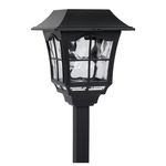 Lampa Led solara, Plastic, Negru, 32 cm, OEM