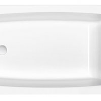 Cada baie dreptunghiulara Cersanit Virgo S301-047, acril, 140 x 75 cm