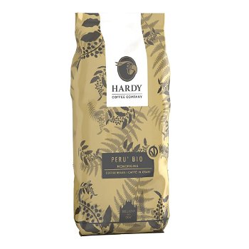 Cafea single origin Peru boabe Hardy, bio, 1kg, Hardy