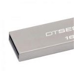 Memorie USB Kingston, DTSE9H/16GB, USB 2.0, 16 GB, Argintiu