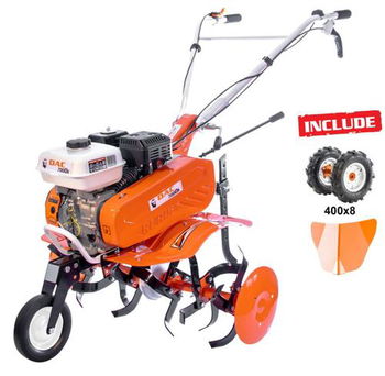 Motosapa Ruris Dac 7000K, 7 CP, Benzina, 4 timpi + roti cauciuc + rarita