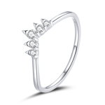 Inel din argint Crown Ring, EdenBoutique