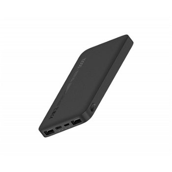 Baterie externa Xiaomi Redmi Power Bank 10000MmAH  Dual USB + Micro USB / USB type C, Negru Black