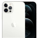 Telefon Mobil Apple iPhone 12 Pro, Super Retina XDR OLED 6.1", 512GB Flash, Camera Quad 12 + 12 + 12 MP + TOF 3D, Wi-Fi, 5G, iOS (Argintiu)