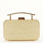 Clutch elegant cu maner B-BYH-8831 06 Auriu Auriu