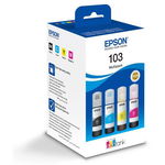 Cerneala originala EPSON 103 EcoTank Multipack C13T00S64A, negru, cyan, galben, magenta