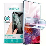 Folie Silicon Antibacterian Devia Pentru Huawei P40 Lite E (Transparent), Devia